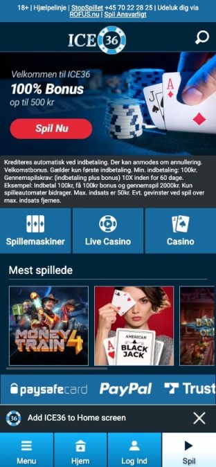ice36 forside mobil