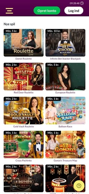 vindercasino livecasino mobil